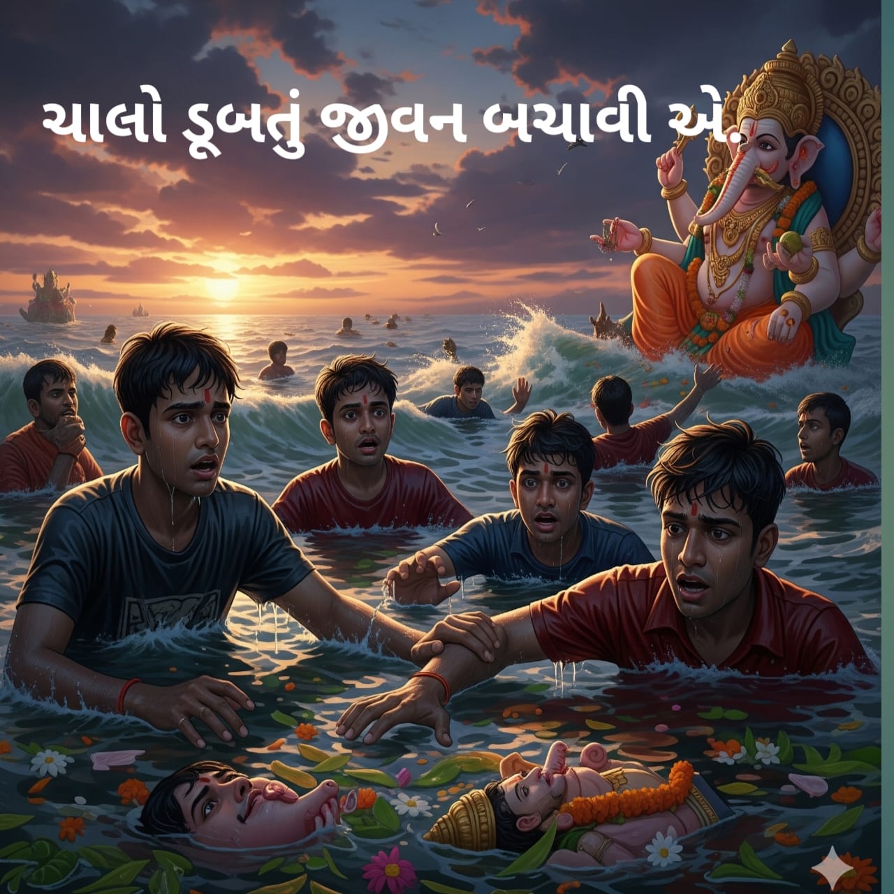 વિસર્જન : જાગૃત થઈએ ચાલો કોઈક જીવન બચાવીએ..<br>લેખક –  કેતન મંજુલાબેન પટેલ